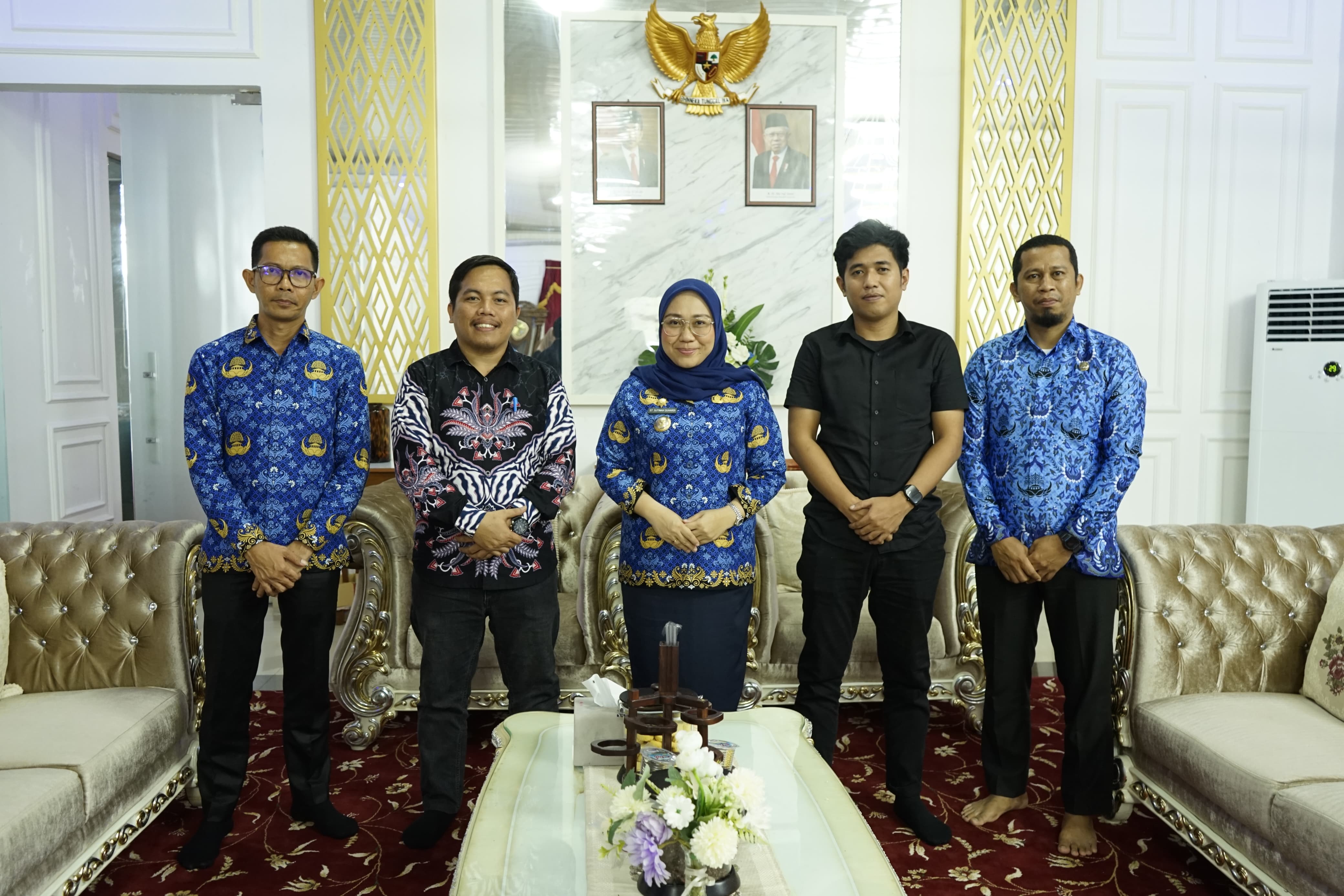 Bersinergi Wujudkan Pilkada 2024 yang Berintegritas, Bawaslu Mamuju Audiensi dengan Bupati Mamuju