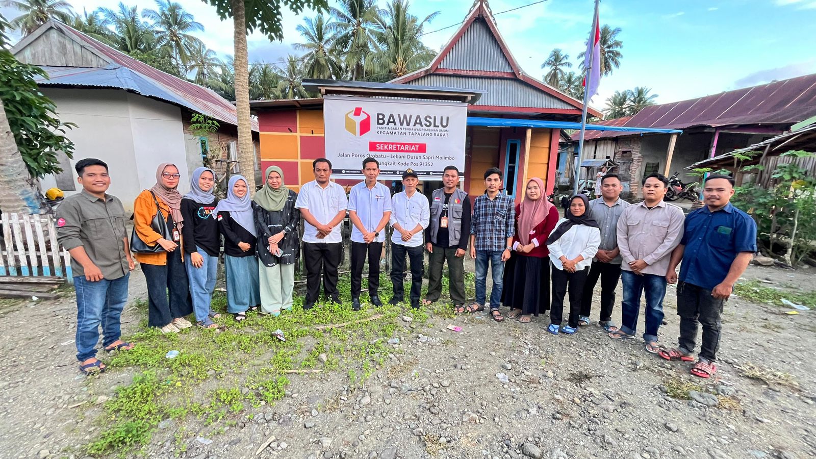 Optimalkan Kinerja Panwascam, Bawaslu Mamuju Lakukan Monitoring