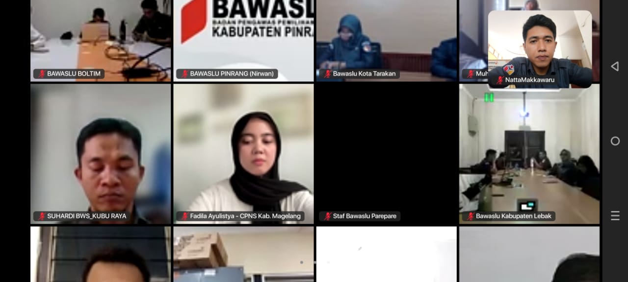 Bawaslu Mamuju Hadiri Rakor Persiapan Pengawasan PPDB, Komitmen Tingkatkan Kualitas Data Pemilih