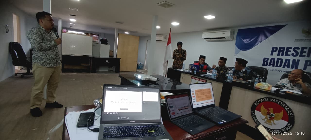Tiga Tahun Informatif, Bawaslu Mamuju Tunjukkan Inovasi PPID di Hadapan Komisi Informasi Sulbar
