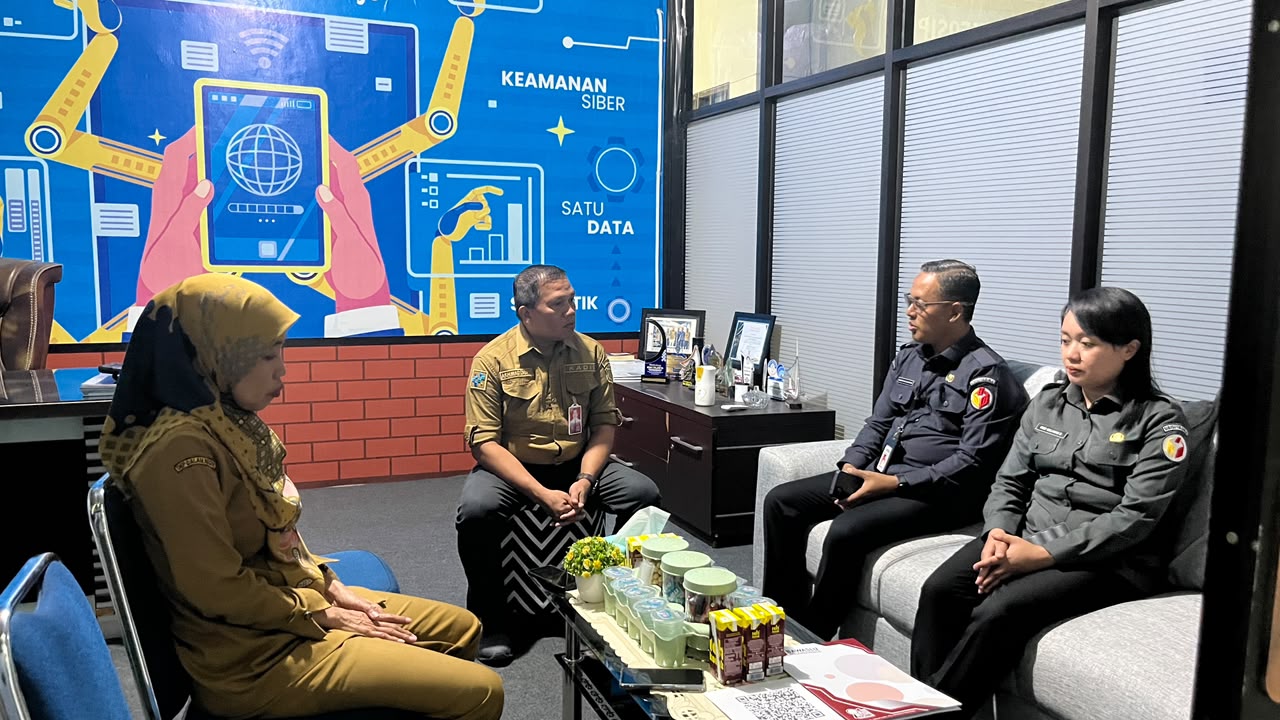 Bawaslu Mamuju Perkuat Keterbukaan Informasi Publik, Koordinasi Ke Dinas Komunikasi dan Informatika Kabupaten Mamuju