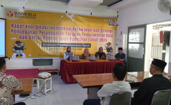 Rapat Koordinasi Identifikasi Kerawanan, Bawaslu Mamuju Optimalkan Pencegahan