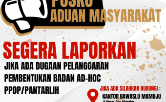 Maksimalkan Pencegahan, Bawaslu Mamuju Bersama Panwascam Buka Posko Aduan Pembentukan PPDP