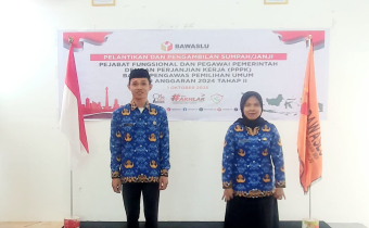 Harapan Baru di Bawaslu Mamuju, Dua Staf Resmi Dilantik sebagai PPPK