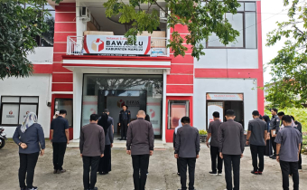 Bangun Budaya Kerja Profesional, Bawaslu Mamuju Gelar Apel Pagi Dipimpin Kepala Sekretariat