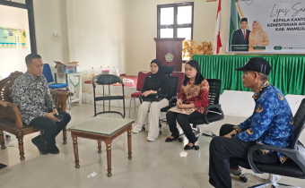 Perkuat Sinergi Demokrasi, Bawaslu Mamuju Jalin Silaturahmi dengan Kementerian Agama Kabupaten Mamuju