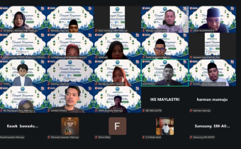 Bawaslu Mamuju Gelar Jumpa Berlian Melalui Zoom Meeting, Untuk Perkokoh Spiritualitas Pengawas Pemilu